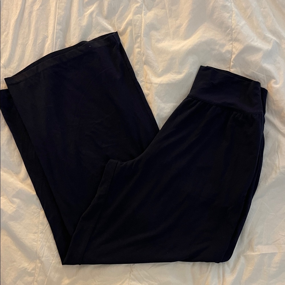 Sweaty Betty Navy Wide-Leg Lounge Pants